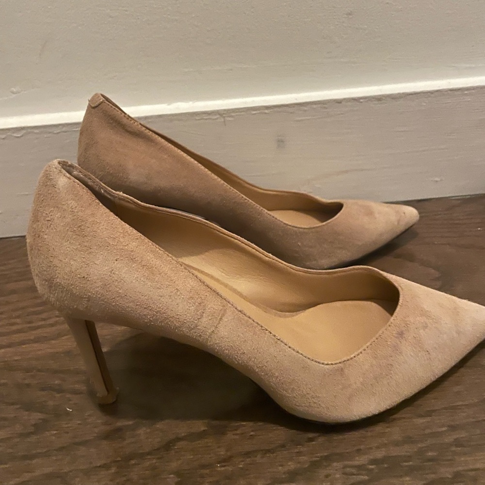 Tan Suede Banana Republic Heels